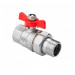 Кран шаровой с американкой 1" PN 25 бабочка RTP