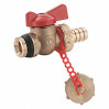 Кран шаровой 1/2" выпускной с рукояткой R608D Giacomini