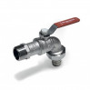 Кран шаровой 1/2" садовый с рычажной ручкой R621 Giacomini