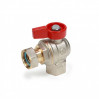Кран шаровой 1/2" угловой c внутренней резьбой для котлов и счетчиков R781P-1 Giacomini