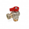 Кран шаровой 1/2" угловой c наружной резьбой для котлов и счетчиков R780P-1 Giacomini