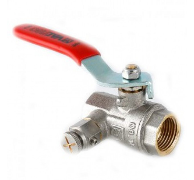 Кран шаровой с дренажем и воздухоотводчиком 1/2" VT.245.N.04 Valtec