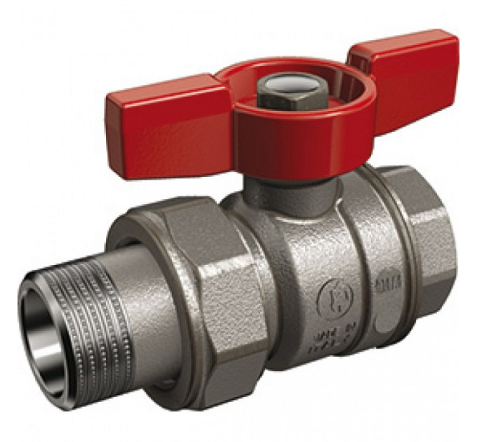 Кран шаровой с отводом 1 1/4"F x 1 1/4"M R859 Giacomini