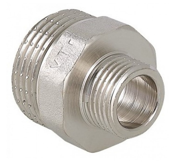 Ниппель 1 1/2" - 1 1/4" переходной никель VTr.580.N.0807 Valtec