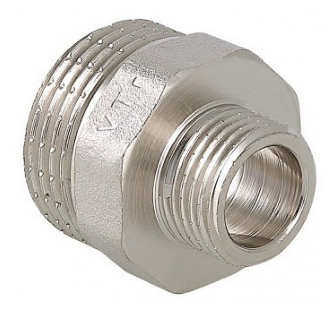 Ниппель 1 1/2" - 1" переходной никель VTr.580.N.0806 Valtec