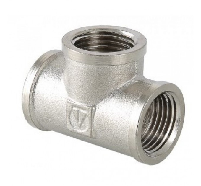 Тройник 1 1/2" ввв хром VTr.130.N.0008 Valtec