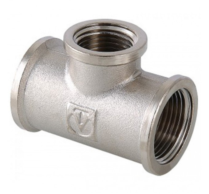 Тройник 1 1/4"- 3/4" -1 1/4" ввв никель VTr.750.N.0705 Valtec