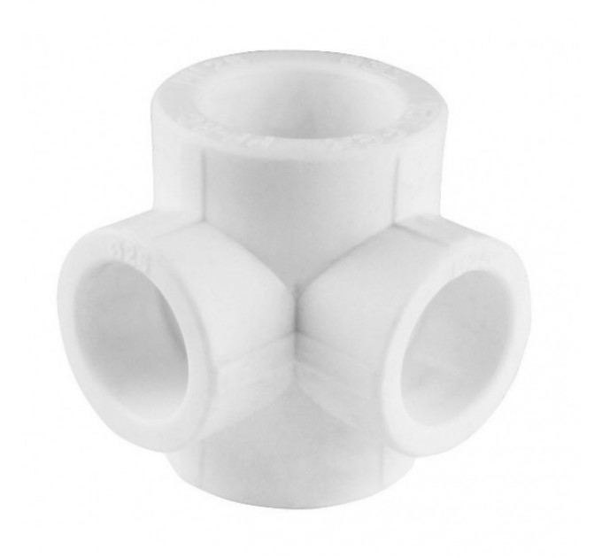 Крестовина 40*25*25*40 белая Valfex