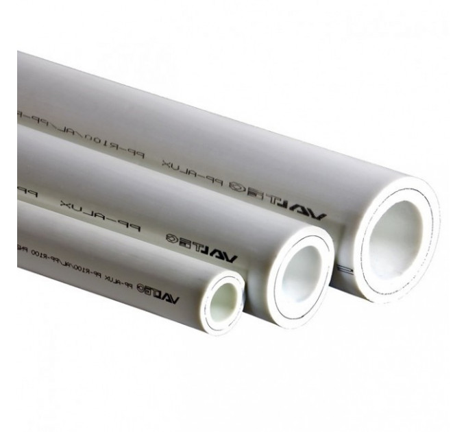 Труба 50 с металлом белая VTp.700.AL25.50 Valtec
