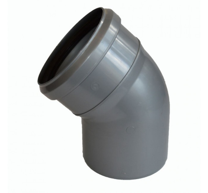 Отвод канализационный 50/45° Sinikon