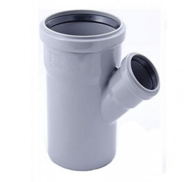Тройник канализационный 110/50/45° ПП Sinikon Comfort