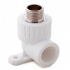 Угол монтажный 25*1/2" н PP-R белый Россия Tpp3038.0.02502s Koer