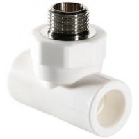Тройник 25*1/2"*25 с муфтой н VTp.733.0.02504 Valtec