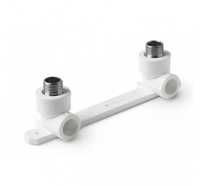 Планка монтажная в сборе 25*1/2" н белая Valfex