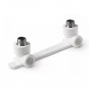 Планка монтажная в сборе 25*1/2" н белая Valfex