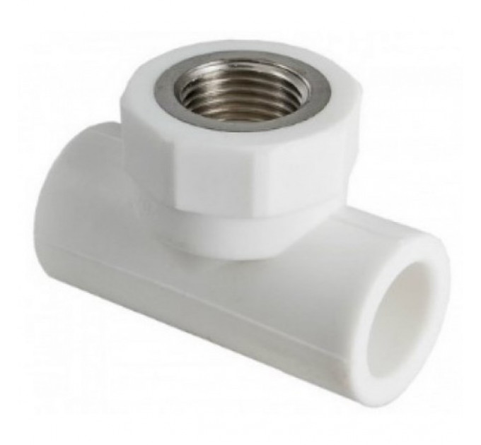 Тройник 20*1/2"*20 с муфтой в VTp.732.0.02004 Valtec