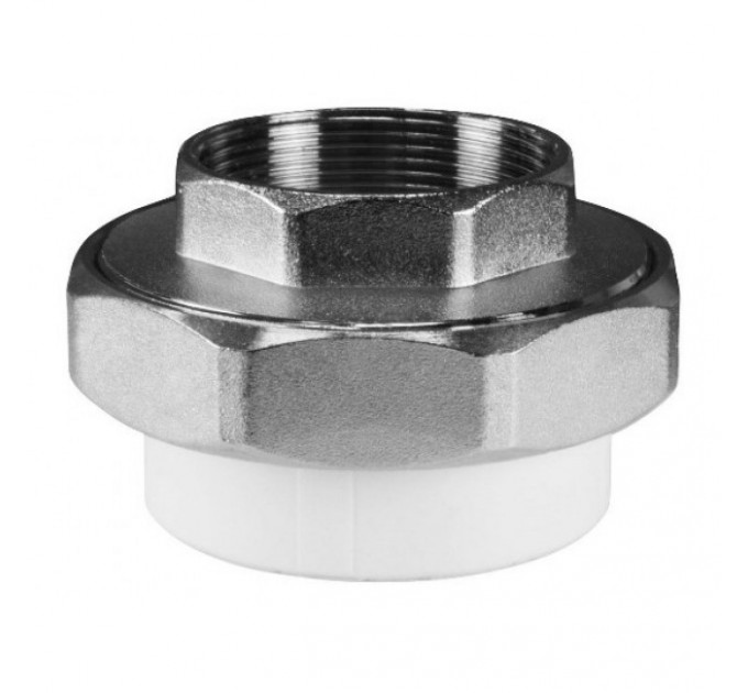 Разборное соединение 32*1 1/4" в белое Valfex