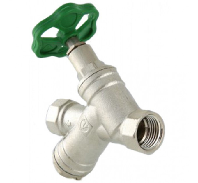 Вентиль прямоточный с косым фильтром 1/2" VT.053.N.04 Valtec