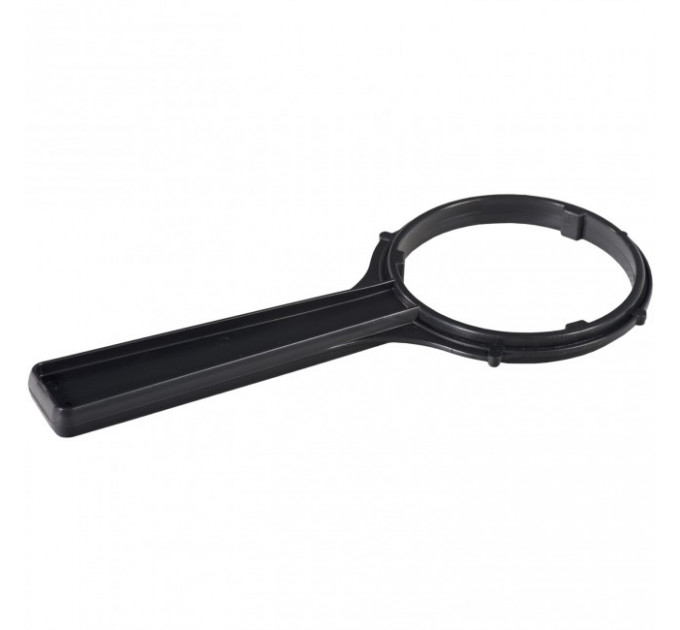 Колба Slim Line 3/4" 1П Белый пластик, латунь резьбовые вставки, с картриджем Гейзер
