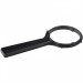 Колба Slim Line 3/4" Белый пластик, латунные резьбовые вставки Гейзер