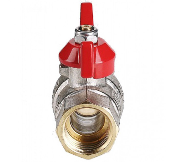 Кран шаровой 1" внутренняя-наружная резьба, бабочка VT.218.N.06 Valtec