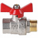 Кран шаровой 1" внутренняя-наружная резьба, бабочка VT.218.N.06 Valtec
