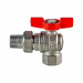 Кран шаровой 3/4"F x 3/4" угловой с отводом, с наружной-внутренней резьбой, хромированный R789 Giacomini