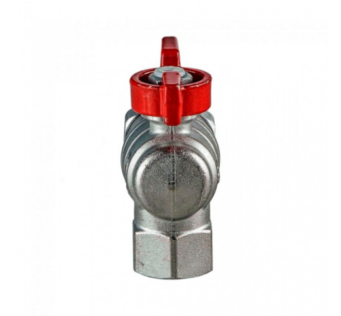 Кран шаровой 3/4"F x 3/4" угловой с отводом, с наружной-внутренней резьбой, хромированный R789 Giacomini