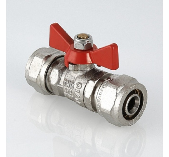 Кран шаровой под обжим 16 бабочка VT.343.N.1616 Valtec