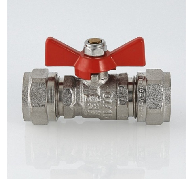 Кран шаровой под обжим 16 бабочка VT.343.N.1616 Valtec