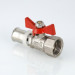 Кран шаровой под пресс, рукоятка бабочка 16*1/2" В VT.242.N.1604 Valtec