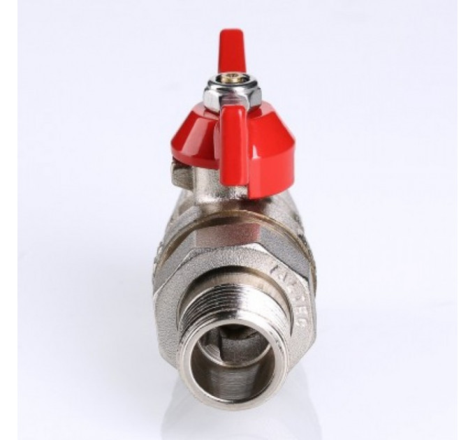 Кран шаровой с американкой 1/2" внутренняя-наружная резьба, бабочка VT.227.N.04 Valtec