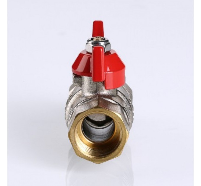 Кран шаровой с американкой 1/2" внутренняя-наружная резьба, бабочка VT.227.N.04 Valtec