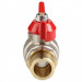 Кран шаровой 1/2" наружная-наружная резьба, бабочка VT.219.N.04 Valtec