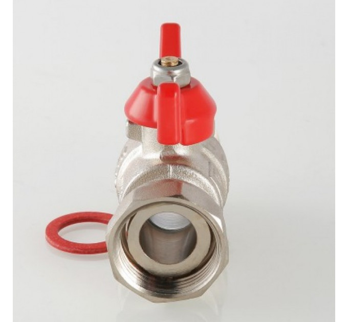 Кран шаровой с накидной гайкой 3/4" внутренняя наружная резьба VT.260.N.0505 Valtec