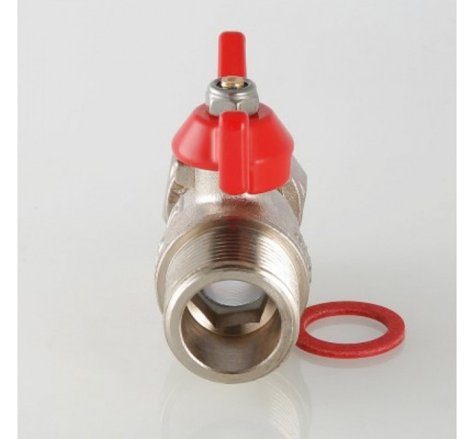Кран шаровой с накидной гайкой 3/4" внутренняя наружная резьба VT.260.N.0505 Valtec