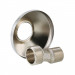 Эксцентрик 3/4" *1/2" с декоративной чашкой никель VTr.670.N.0504 Valtec