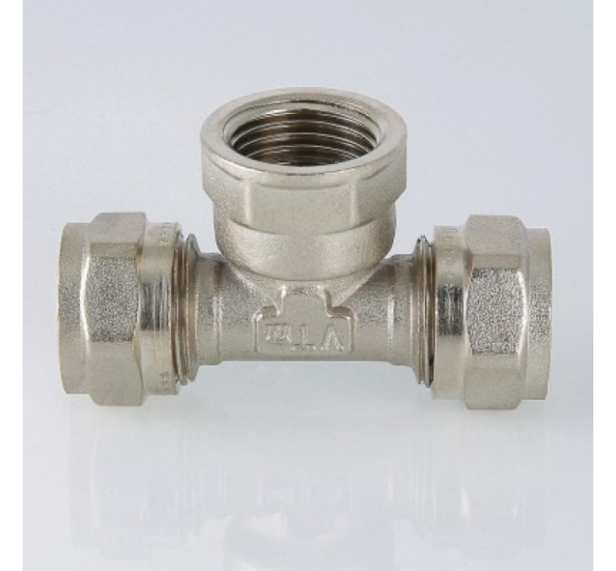 Тройник обжимной 20*3/4" с переходом на внутреннюю резьбу VTm.332.N.200520 Valtec