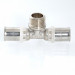 Тройник пресс 16*1/2"*16 с переходом на внутреннюю резьбу VTm.233.N.160416 Valtec