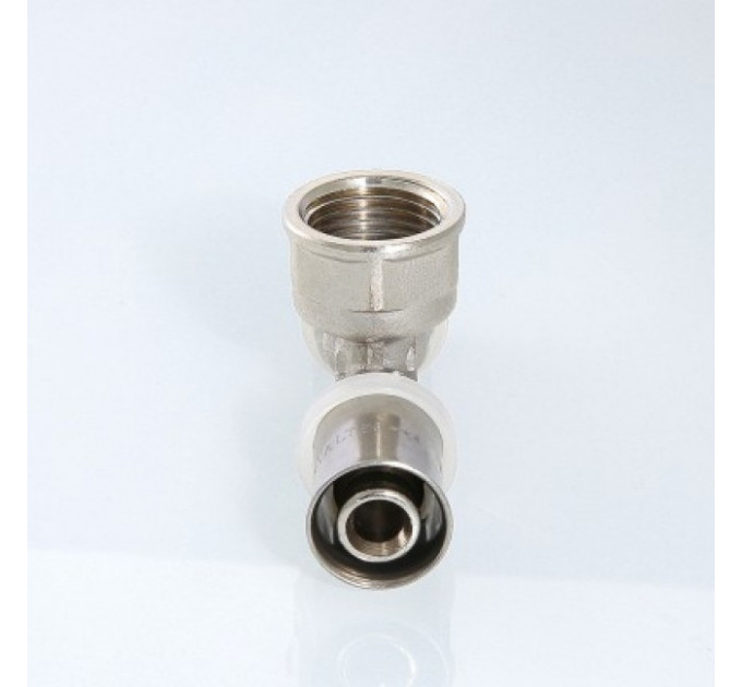Тройник пресс 16*1/2"*16 с переходом на наружную резьбу VTm.232.N.160416 Valtec
