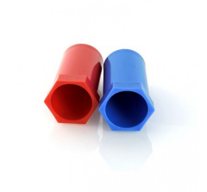 Комплект 1/2" длинных полипропиленовых пробок красная+синяя VTp.792.M.04 Valtec