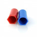 Комплект 1/2" длинных полипропиленовых пробок красная+синяя VTp.792.M.04 Valtec