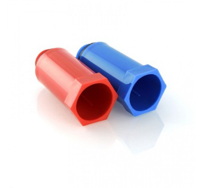 Комплект 1/2" длинных полипропиленовых пробок красная+синяя VTp.792.M.04 Valtec