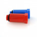 Комплект 1/2" длинных полипропиленовых пробок красная+синяя VTp.792.M.04 Valtec