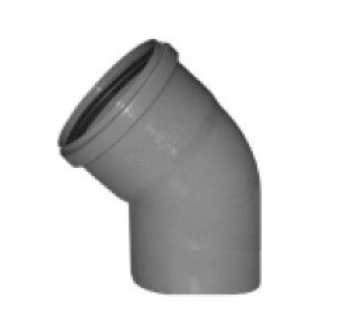 Отвод канализационный 110/45° Sinikon