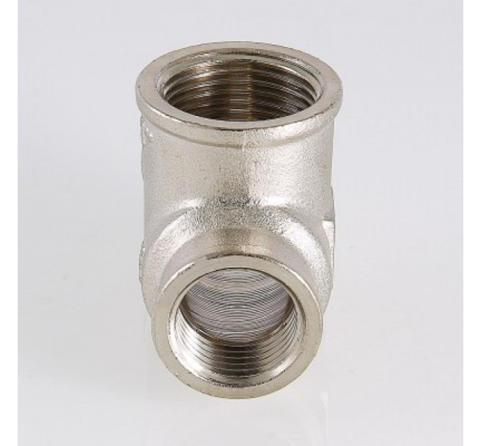 Тройник 3/4" - 1/2" - 1/2" ввв хром VTr.750.RN.050404 Valtec