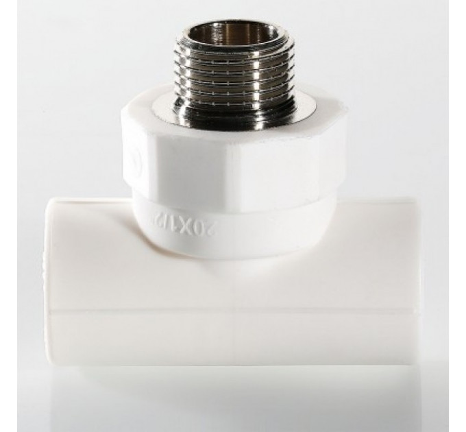 Тройник 25*1/2"*25 с муфтой н VTp.733.0.02504 Valtec