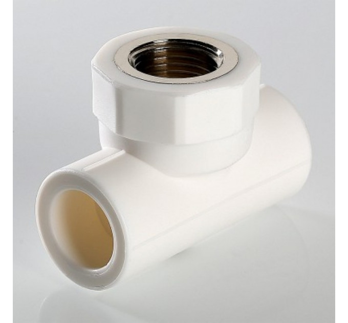 Тройник 25*3/4"*25 с муфтой в VTp.732.0.02505 Valtec