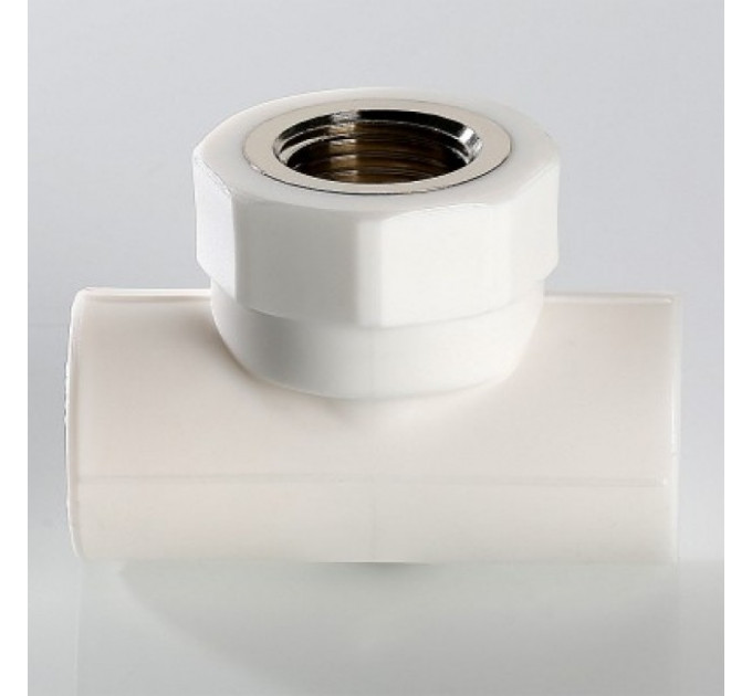 Тройник 20*1/2"*20 с муфтой в VTp.732.0.02004 Valtec