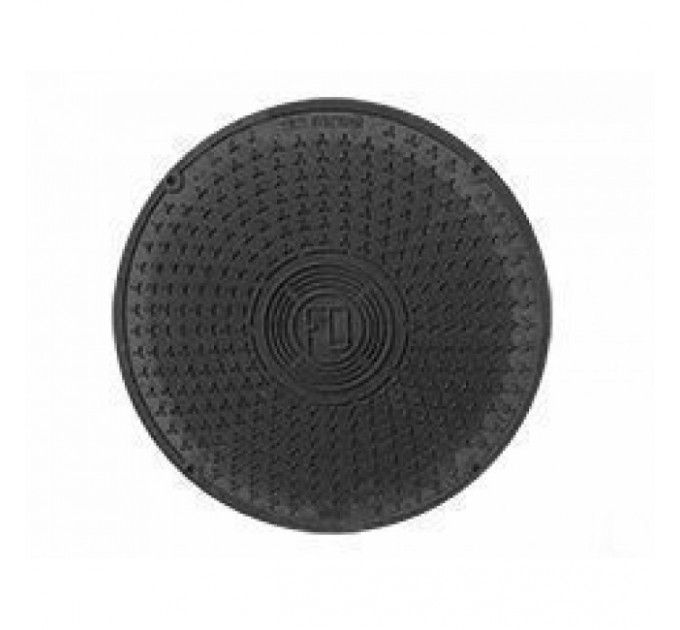 Крышка люка 455 черная FD-Plast